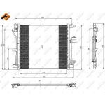 Kondensator, Klimaanlage 350226 Kondensator, Klimaanlage 350226