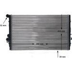 MAHLE Kühler, Motorkühlung CR 854 001S MAHLE Kühler, Motorkühlung CR 854 001S