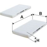 FILTRON Filter, Innenraumluft K 1289-2x