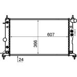 MAHLE Kühler, Motorkühlung CR 562 000S MAHLE Kühler, Motorkühlung CR 562 000S