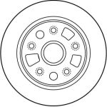 TRW Bremsscheibe DF3117 TRW Bremsscheibe DF3117