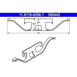 Feder, Bremssattel 11.8116-0296.1 Feder, Bremssattel 11.8116-0296.1