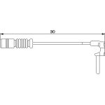 1987474901 Bosch Bremsbelagverschleißsensor 1987474901 1987474901 Bosch Bremsbelagverschleißsensor 1987474901