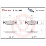 BREMBO Bremsklötze VA P 24 044 BREMBO Bremsklötze VA P 24 044
