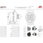 A4071(P) AS-PL Lichtmaschine (Generator) A4071(P) A4071(P) AS-PL Lichtmaschine (Generator) A4071(P)