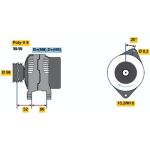 Bosch Lichtmaschine 0 986 038 781 Bosch Lichtmaschine 0 986 038 781