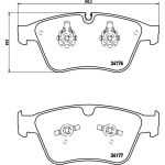 BREMBO Bremsklötze VA P 50 105 BREMBO Bremsklötze VA P 50 105