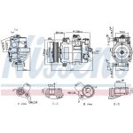 890757 Nissens Klimakompressor PKW 890757