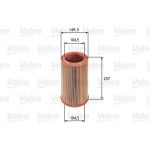 Valeo Luftfilter 585639 Valeo Luftfilter 585639