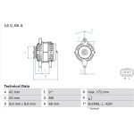 Lichtmaschine 0 986 049 051