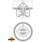 Thermostat, Kühlmittel 725080 Thermostat, Kühlmittel 725080