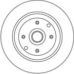 TRW Bremsscheibe DF1621 TRW Bremsscheibe DF1621