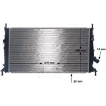 MAHLE Kühler, Motorkühlung CR 1584 000S MAHLE Kühler, Motorkühlung CR 1584 000S
