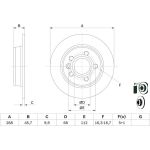 Bremsscheibe HA 0 986 478 421 Bremsscheibe HA 0 986 478 421