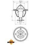 Thermostat, Kühlmittel 725111 Thermostat, Kühlmittel 725111
