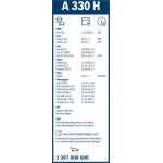 Bosch Scheibenwischer Aerotwin A330H 3397008006 Bosch Scheibenwischer Aerotwin A330H 3397008006