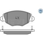 Bremsbelagsatz Ford P. Mondeo 00- Ohne Sensor 025 232 7918/PD Bremsbelagsatz Ford P. Mondeo 00- Ohne Sensor 025 232 7918/PD