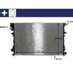 MAHLE Kühler, Motorkühlung CR 587 000S MAHLE Kühler, Motorkühlung CR 587 000S