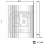 FEBI BILSTEIN Filter, Innenraumluft 182899