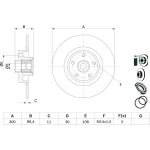 Bremsscheibe HA 0 986 479 276 Bremsscheibe HA 0 986 479 276