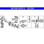 ATE Bremsschlauch 24.5161-0313.3 ATE Bremsschlauch 24.5161-0313.3