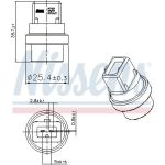 Nissens Kühlmitteltemperatursensor 207032 Nissens Kühlmitteltemperatursensor 207032