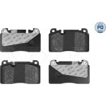 MEYLE Scheibenbremsbelagsatz 025 256 4317/PD MEYLE Scheibenbremsbelagsatz 025 256 4317/PD