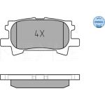 MEYLE Bremsbelagsatz Toyota Lexus Rx300 03 252396715 MEYLE Bremsbelagsatz Toyota Lexus Rx300 03 252396715