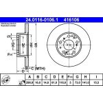 Bremsscheibe 24.0116-0106.1