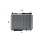 MAHLE Kühler, Motorkühlung CR 1139 000S MAHLE Kühler, Motorkühlung CR 1139 000S