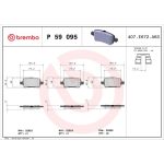 BREMBO Bremsklötze HA P 59 095 BREMBO Bremsklötze HA P 59 095