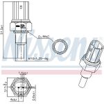 Nissens Kühlmitteltemperatursensor 207066 Nissens Kühlmitteltemperatursensor 207066