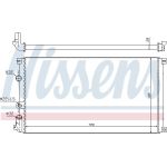 Nissens Wasserkühler PKW 63812A Nissens Wasserkühler PKW 63812A
