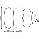 Bosch Bremsbelagsatz 0 986 494 711 Bosch Bremsbelagsatz 0 986 494 711