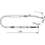 Handbremsseil li 1987477533 Handbremsseil li 1987477533