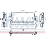 Wasserkühler PKW 606801