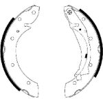 Bremsbacken Renault Espace 96 91053900 Bremsbacken Renault Espace 96 91053900