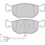Valeo Bremsbelagsatz 598630 Valeo Bremsbelagsatz 598630