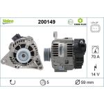 VALEO Generator 200149 VALEO Generator 200149
