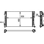 MAHLE Kühler, Motorkühlung CR 311 000P MAHLE Kühler, Motorkühlung CR 311 000P