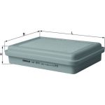 MAHLE Luftfilter LX 570 MAHLE Luftfilter LX 570