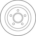 TRW Bremsscheibe DF2676 TRW Bremsscheibe DF2676