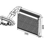 Verdampfer, Klimaanlage AE 99 000P Verdampfer, Klimaanlage AE 99 000P