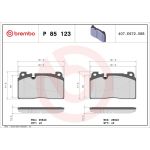 BREMBO Bremsklötze VA P 85 123 BREMBO Bremsklötze VA P 85 123