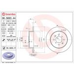 86 482 017 Bremsscheibe HA 08.5803.41 86 482 017 Bremsscheibe HA 08.5803.41