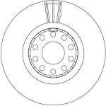 Bremsscheibe Vw S. A8 DF4125S