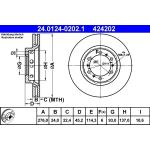 ATE Bremsscheibe 24.0124-0202.1