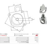 Antriebslager, Anlasser SBR0054 Antriebslager, Anlasser SBR0054