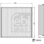 Filter, Innenraumluft 176020 Filter, Innenraumluft 176020