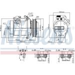 Nissens Klimakompressor PKW 890049 Nissens Klimakompressor PKW 890049